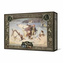 CMON Miniature Games A Song Of Ice And Fire: Free Folk Frozen Shore Bear Riders Miniatures Game