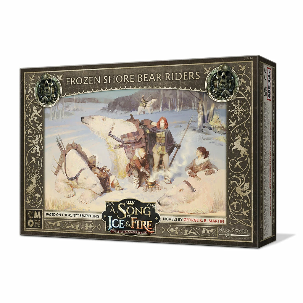 CMON Miniature Games A Song Of Ice And Fire: Free Folk Frozen Shore Bear Riders Miniatures Game 3 CMON Miniature Games A Song Of Ice And Fire: Free Folk Frozen Shore Bear Riders Miniatures Game