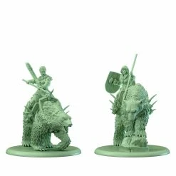 CMON Miniature Games A Song Of Ice And Fire: Free Folk Frozen Shore Bear Riders Miniatures Game