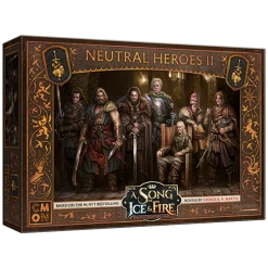 CMON Miniature Games A Song Of Ice & Fire: Neutral Heroes Box #2 Expansion Miniatures Game