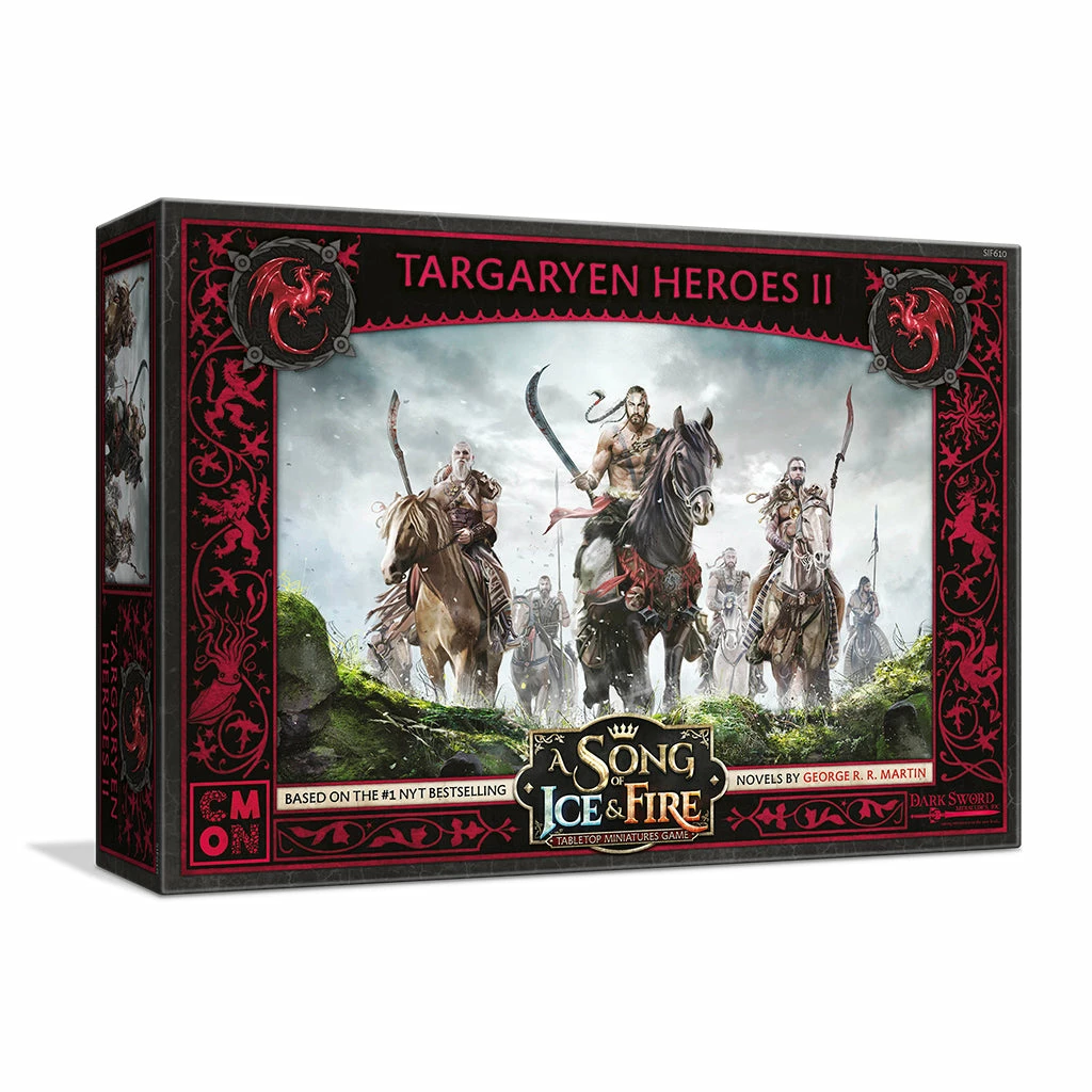 CMON Miniature Games A Song Of Ice And Fire: Targaryen Heroes 2 Miniatures 3 CMON Miniature Games A Song Of Ice And Fire: Targaryen Heroes 2 Miniatures
