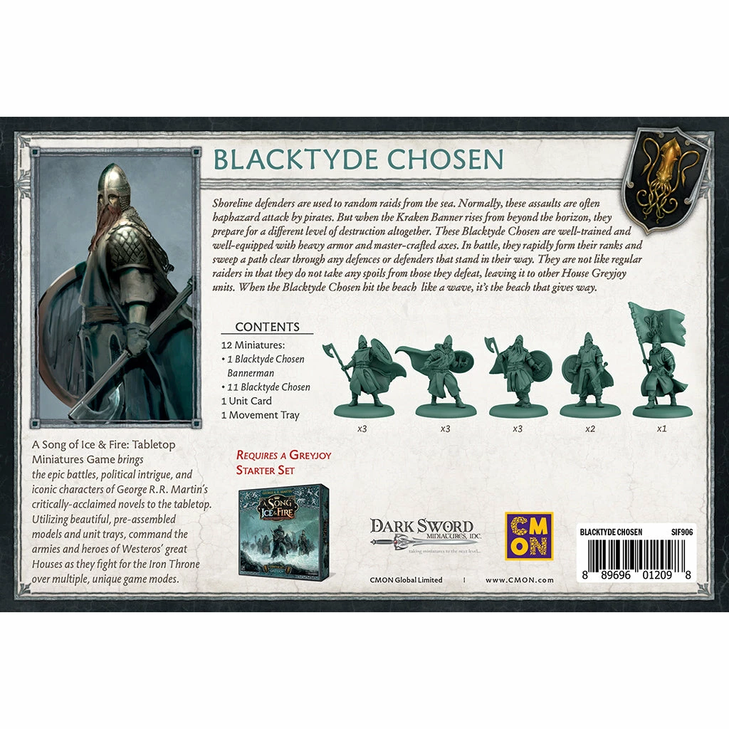 CMON A Song Of Ice And Fire: Blacktyde Chosen Miniatures 6 CMON A Song Of Ice And Fire: Blacktyde Chosen Miniatures