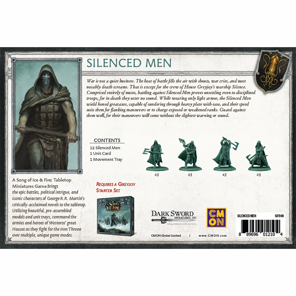 CMON A Song Of Ice And Fire: Silenced Men Miniatures Miniature Games 6 CMON A Song Of Ice And Fire: Silenced Men Miniatures Miniature Games