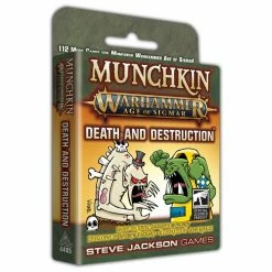 STEVE JACKSON GAMES Munchkin: Warhammer Age Of Sigmar - Death And Destruction Expansion Card Game Non-Collectible Card Games