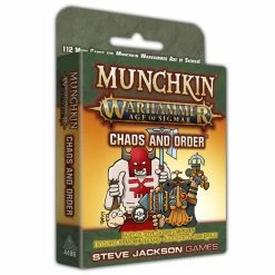 STEVE JACKSON GAMES Munchkin: Warhammer Age Of Sigmar - Chaos And Order Expansion Card Game
