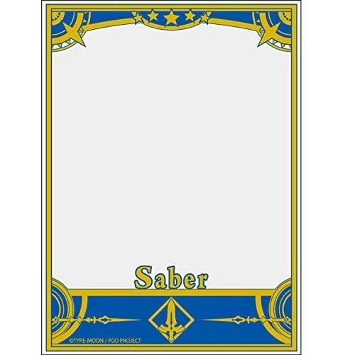Character Guard Fate Grand Order Saber Pattern Of The World Over Sleeves 80 CT FGO Card Sleeves 3 Character Guard Fate Grand Order Saber Pattern Of The World Over Sleeves 80 CT FGO Card Sleeves