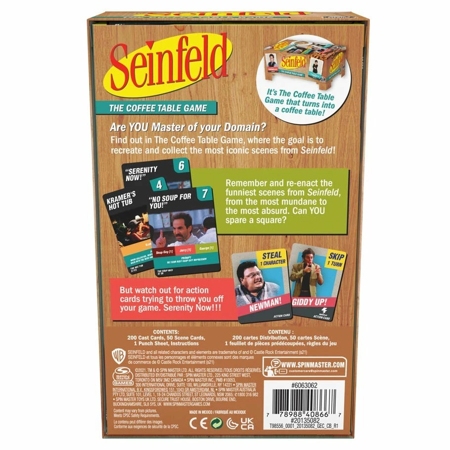 SPIN MASTER Seinfeld Card Game Non-Collectible Card Games 5 SPIN MASTER Seinfeld Card Game Non-Collectible Card Games