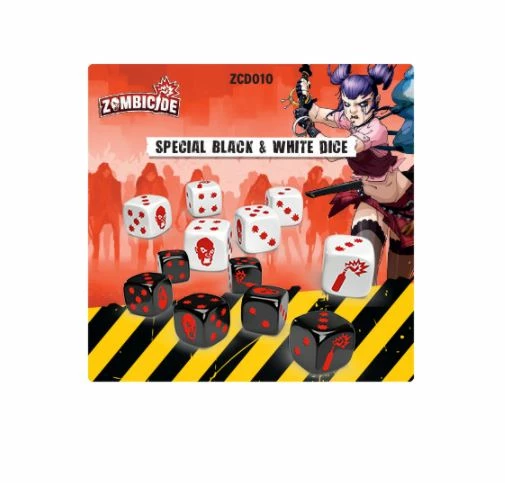 CMON Zombicide 2nd Edition: Special Black & White Dice 3 CMON Zombicide 2nd Edition: Special Black & White Dice