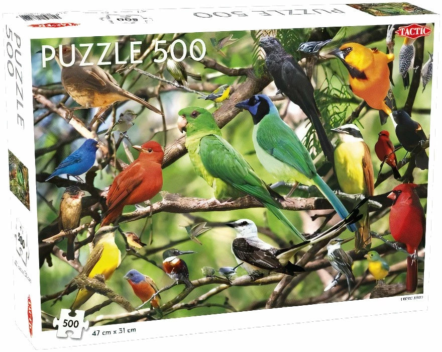 Tactic USA Puzzles Puzzle: Exotic Birds 500pcs