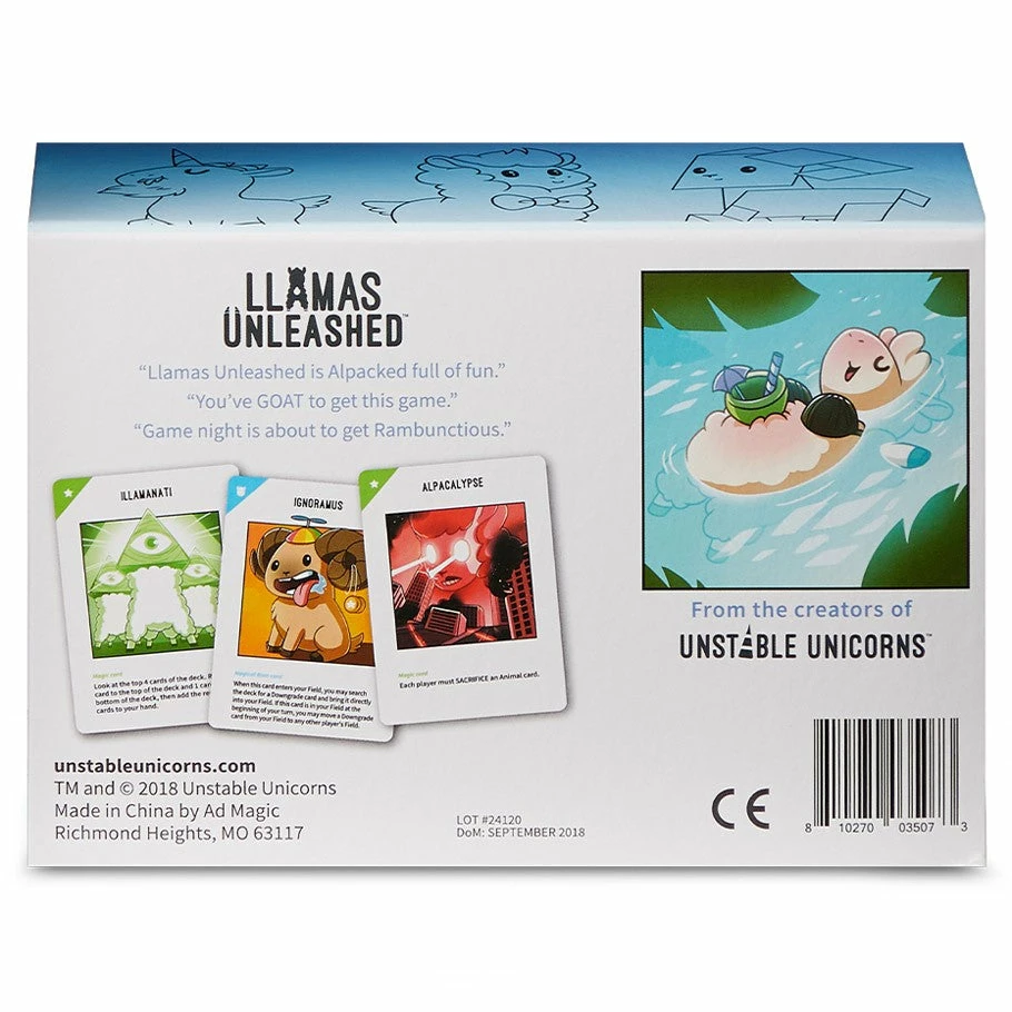 TEE TURTLE Non-Collectible Card Games Llamas Unleashed Card Game 4 TEE TURTLE Non-Collectible Card Games Llamas Unleashed Card Game