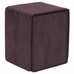 Ultra Pro Deck Box: Alcove Flip: Suede Collection: Amethyst Deck Boxes & Storage Boxes