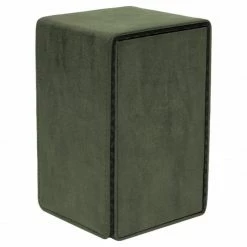 Ultra Pro Deck Boxes & Storage Boxes Deck Box: Alcove Tower: Suede Collection: Emerald