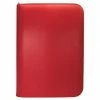 Ultra Pro: Vivid Collection: 4-pocket Zippered Red Pro-Binder