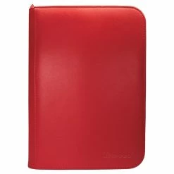 Ultra Pro: Vivid Collection: 4-pocket Zippered Red Pro-Binder