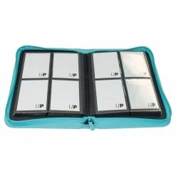 Ultra Pro: Vivid Collection: 4-pocket Zippered Light Blue Pro-Binder