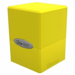 Ultra Pro: Satin Cube - Lemon Yellow Deck Box Deck Boxes & Storage Boxes