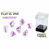 GATE KEEPER GAMES Eclipse Dice: Amethyst 7 Polyhedral Dice Set Dungeons & Dragons