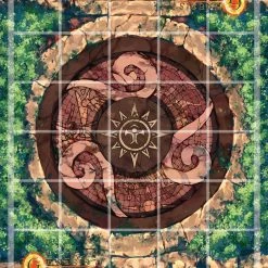 HIT POINT SALES LLC Genesis: Battle Of Champions - Vadhis - Premium Neoprene Stitched Edge Game Mat (Pre-order) Q3 2021 Genesis Battle Of Champions