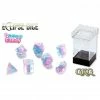GATE KEEPER GAMES Eclipse Dice: Cotton Candy 7 Polyhedral Dice Set Dungeons & Dragons