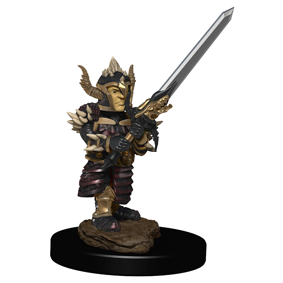 WIZKIDS Dungeons And Dragons D&D: Icons Of The Realms IR: Halfling Fighter Male Premium Miniatures Miniature Games 3 WIZKIDS Dungeons And Dragons D&D: Icons Of The Realms IR: Halfling Fighter Male Premium Miniatures Miniature Games