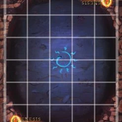 HIT POINT SALES LLC Genesis: Battle Of Champions - Vishud - Premium Neoprene Stitched Edge Game Mat (Pre-order) Q3 2021 [Pre-order]
