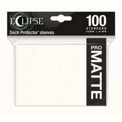 Eclipse: Arctic White - Ultra Pro Matte Sleeves 100CT [In Stock]