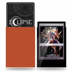 Eclipse Gloss: Small Pumpkin Orange Ultra Pro Basic Sleeves 60CT