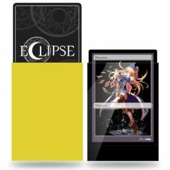 Eclipse Gloss: Small Lemon Yellow Ultra Pro Basic Sleeves 60CT