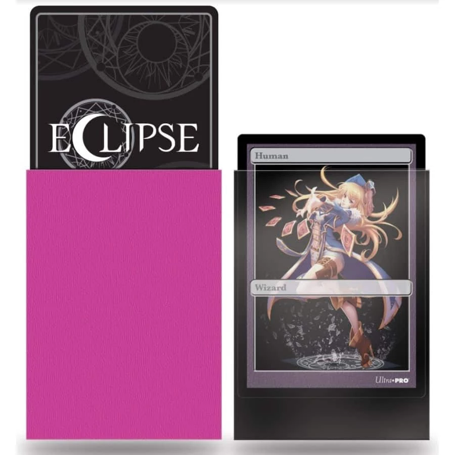Card Sleeves Eclipse - Hot Pink - Ultra Pro Small Matte Basic Sleeves 60CT 3 Card Sleeves Eclipse - Hot Pink - Ultra Pro Small Matte Basic Sleeves 60CT