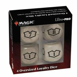 Dice Sets Magic The Gathering: Loyalty Set Deluxe 22mm Plains With 7-12 - Ultra Pro Dice Set (Pre-order) Q2 2021