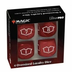 Magic The Gathering: Loyalty Set Deluxe 22mm Mountain With 7-12 - Ultra Pro Dice Set (Pre-order) Q2 2021