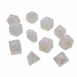 Ultra Pro Eclipse: Poly Arctic White 11pcs Dice Set [Pre-order]