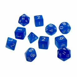 Ultra Pro Eclipse: Poly Pacific Blue 11pcs Dice Set [Pre-order] Dice Sets
