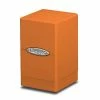 Deck Boxes & Storage Boxes Ultra Pro: Satin Tower - Pumpkin Orange Deck Box [Pre-order]