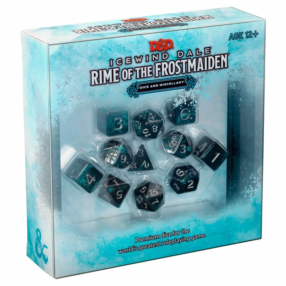 Wizards Of The Coast Dungeons And Dragons D&D 5E: Icewind Dale: Rime Of The Frostmaiden Dice Set 3 Wizards Of The Coast Dungeons And Dragons D&D 5E: Icewind Dale: Rime Of The Frostmaiden Dice Set