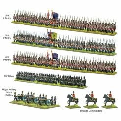 WARLORD GAMES Miniature Games Black Powder: Epic Battles: Waterloo - British Infantry Brigade Miniatures Game