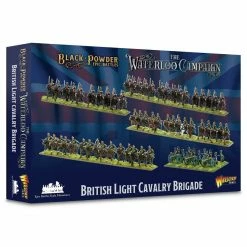WARLORD GAMES Miniature Games Black Powder: Epic Battles: Waterloo - British Light Cavalry Brigade Miniatures Game