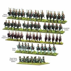 WARLORD GAMES Black Powder: Epic Battles: Waterloo - British Heavy Cavalry Brigade Miniatures Game