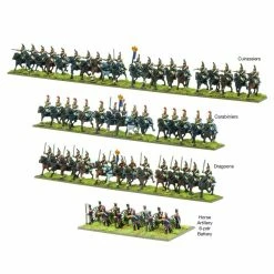 WARLORD GAMES Black Powder: Epic Battles: Waterloo - French Heavy Cavalry Brigade Miniatures Game