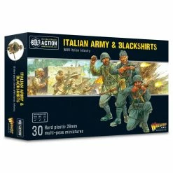 WARLORD GAMES Bolt Action: Italian Army & Blackshirts Miniatures Miniature Games
