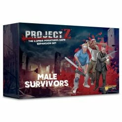 WARLORD GAMES Project Z: Male Survivors Miniatures [Pre-order] Miniature Games