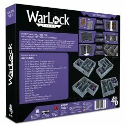 WIZKIDS WarLock Tiles: Dungeon II: Stone Walls Miniature Games