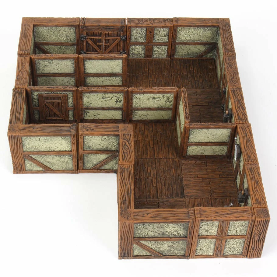 WIZKIDS Miniature Games WarLock Tiles: Town II:Plaster Walls Expansion 3 WIZKIDS Miniature Games WarLock Tiles: Town II:Plaster Walls Expansion