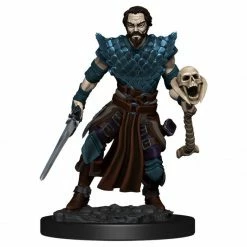 DUNGEONS & DRAGONS Miniature Games D&D: IR: Prem: Human Warlock Male Miniatures