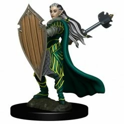 DUNGEONS & DRAGONS Miniature Games D&D: IR: Prem: Elf Paladin Female Miniatures