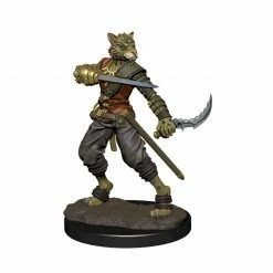 WIZKIDS Dungeons And Dragons D&D: Icons Of The Realms IR: Tabaxi Rogue Male Premium Miniatures