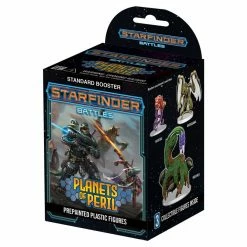 WIZKIDS Starfinder Battles: Planets Of Peril Booster Case Of 32 Miniatures